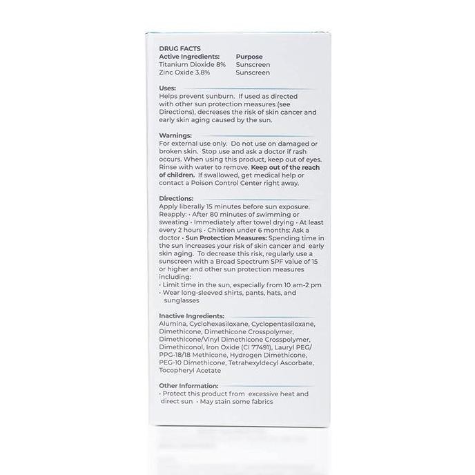 Tizo3 Facial Mineral Sunscreen Primer Tinted Spf 40 Antioxidants Matte