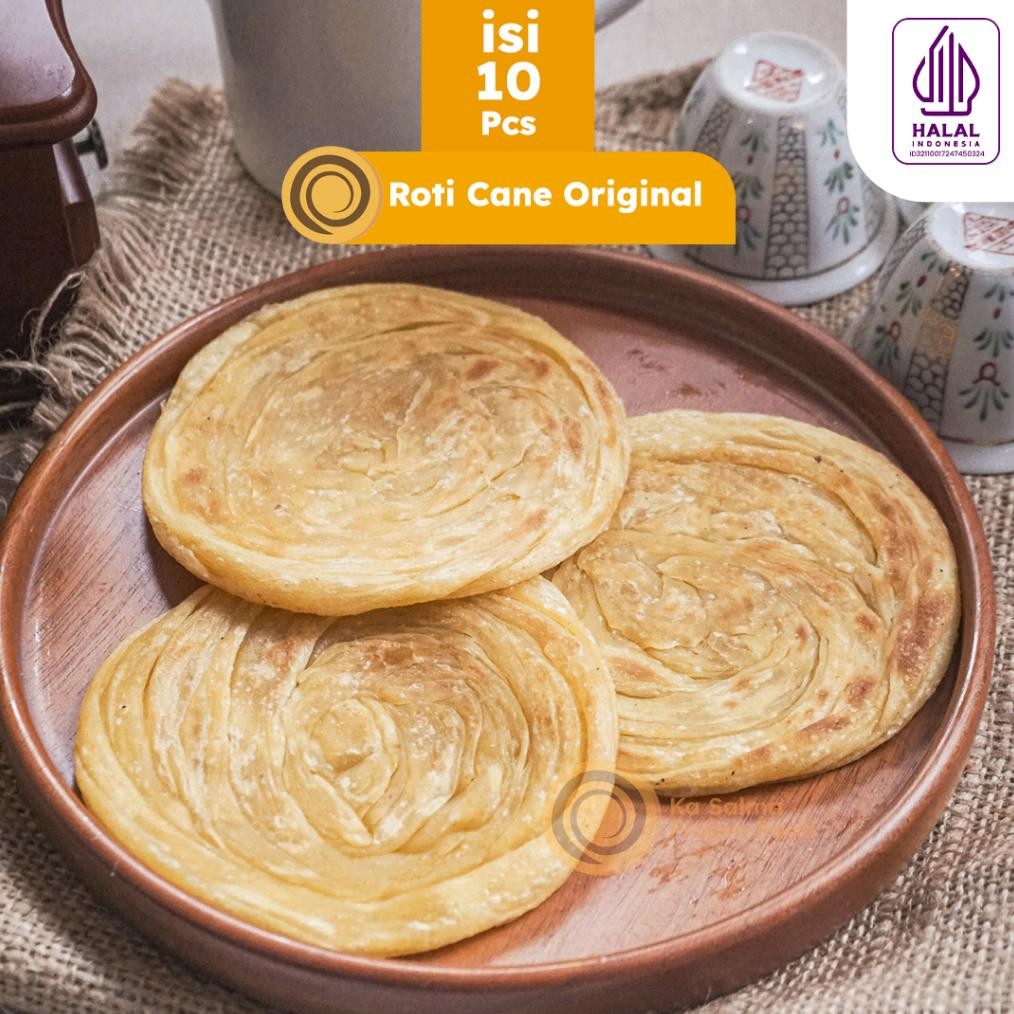 

Ready [Isi 10] Roti Cane Original Isi 10 Pcs / Roti Canai / Roti Maryam / Roti Konde Original