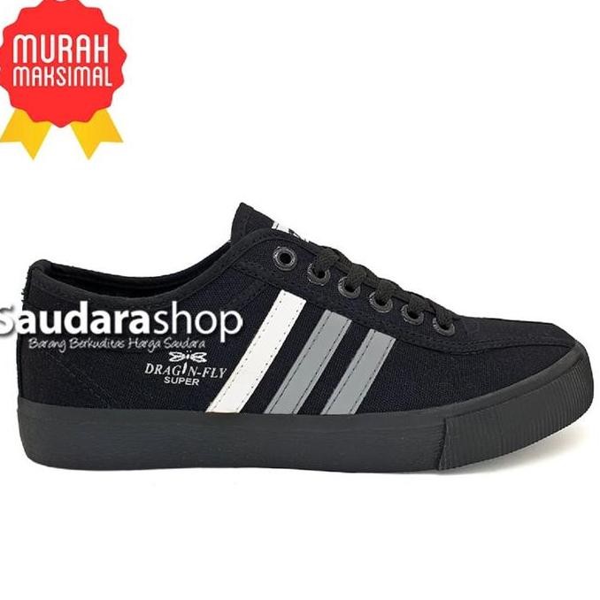 Tersedia Sepatu Dragonfly Falcon Allblack / Sepatu Dragonfly Falcon Full Black