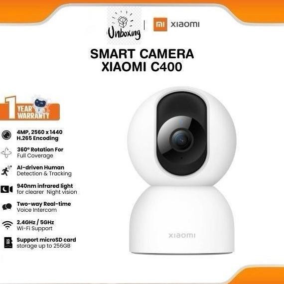 Tersedia Xiaomi MI C400 IPCam Wifi 4MP 2.5K IP Camera Wireless Kamera CCTV 360