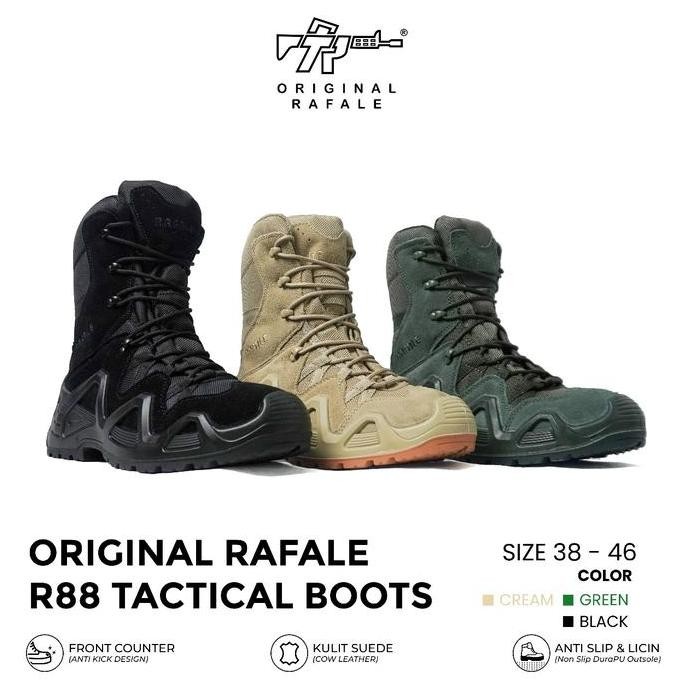 Tersedia Sepatu Tactical Original Rafale R88 Boots