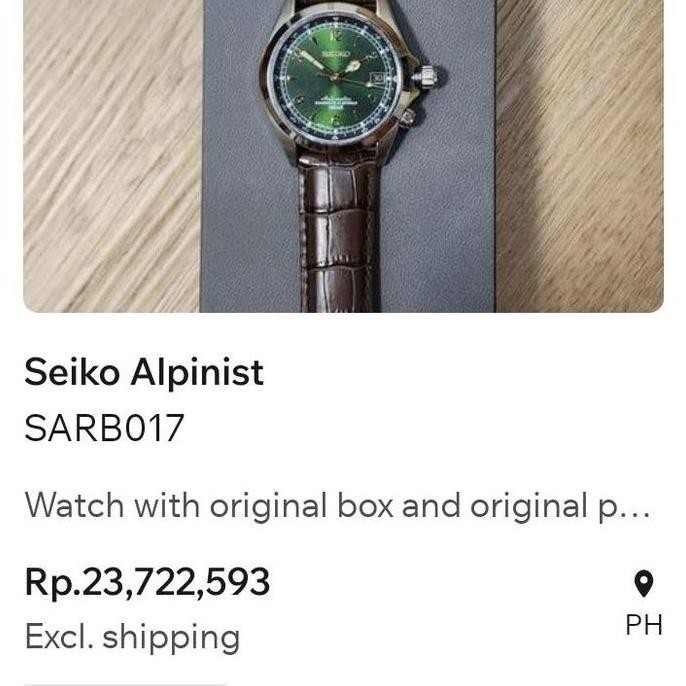 Sale Brand New Old Stock Seiko Alpinist Sarb017 Discontinued Item