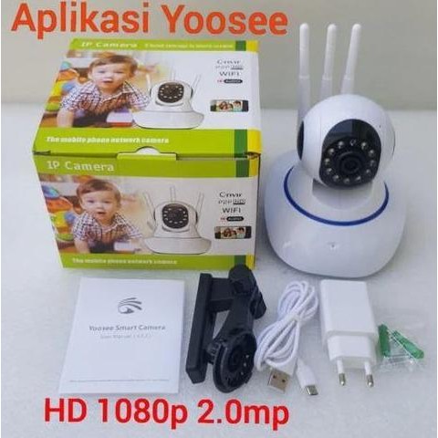 Tersedia CCTV Camera Wifi 3 Antena Ip Camera Yoosee Kamera CCTV Ip Cam Yoosee