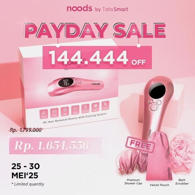 TERLARIS - NOODS - Alat Penghilang Bulu Permanen IPL Hair Removal Home Device