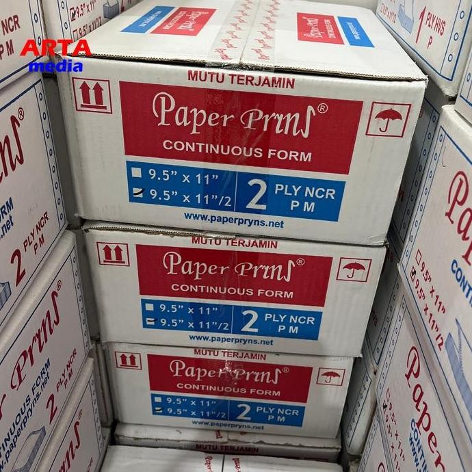 

TERBARU - Continuous Form Paper Prins 9.5"x11"/2 - 2 ply