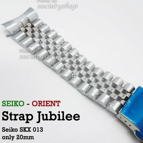 Murah Jubilee Strap Rantai Jam Tangan Seiko 013 Skx13 Watch 20Mm Tali 20