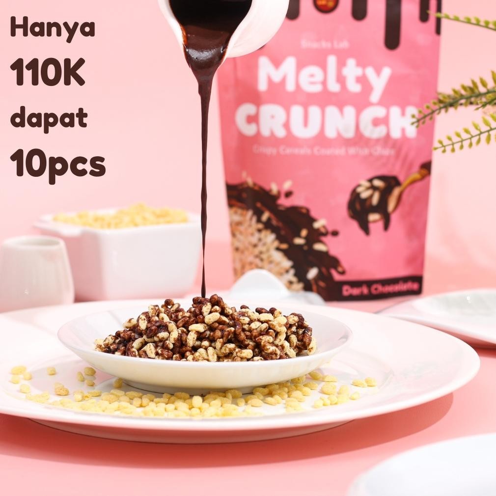 

Ready Paket Usaha Reseller Melty Crunch 10Pcs I Snack Cokelat Lumer Crunchy | Untung Besar Harga Terbaik