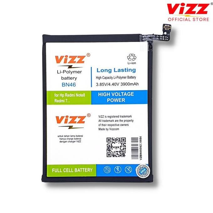 Vizz Baterai Xiaomi Bn46 Redmi 7 Original