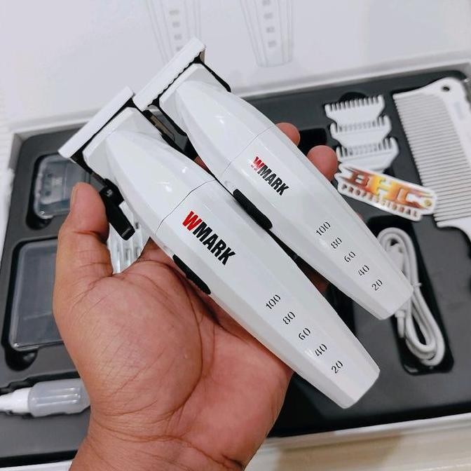 TERBARU - WMARK NG-8632 Combo Ghost KIT Hair Clipper Wmark Cukur Merah Original Mesin Pencukur Rambu