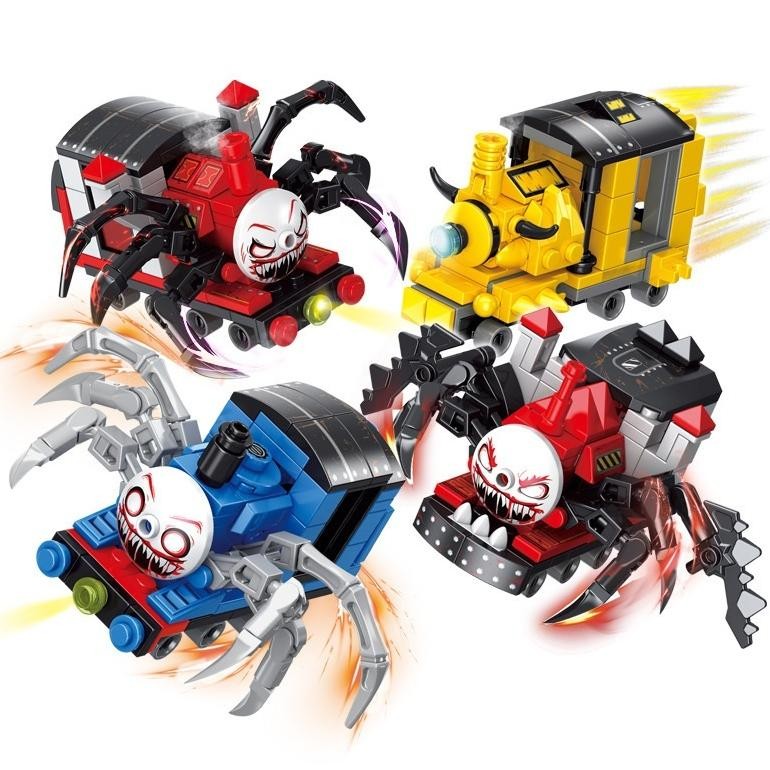 Mainan Roblox Choo Choo Charles Kereta Api Choo-Choo Charles Spider Train Brick