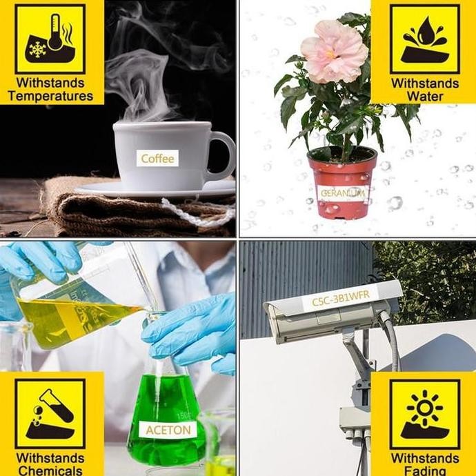 

Brother Tze-431 12Mm Ptouch Tape Label Tze431 Black On Red New Stok