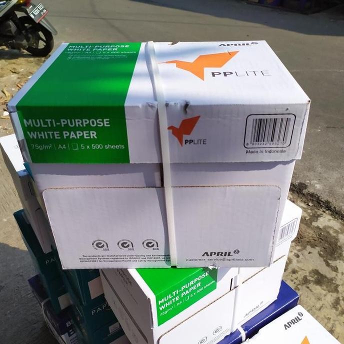 

BEBAS ONGKIR - Kertas A4.75 PPlite ( 1 Dus = 5 rim )