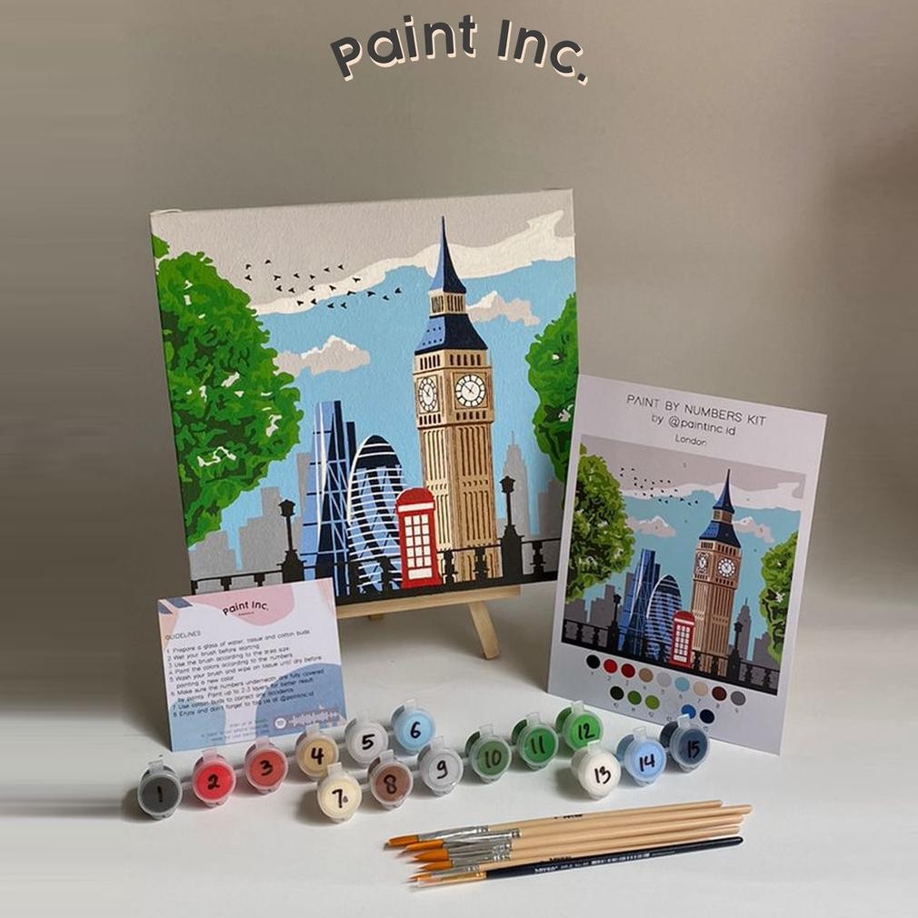 

Paint by Numbers Kit: London | Paint Inc. ID | Paint by Number | Painting Kit AST