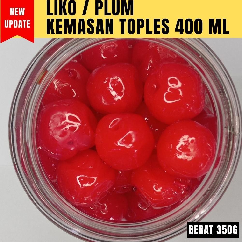 

MANISAN BUAH LIKO PLUM KEMASAN TOPLES 400ML MANISAN BUAH CIANJUR BY KNY