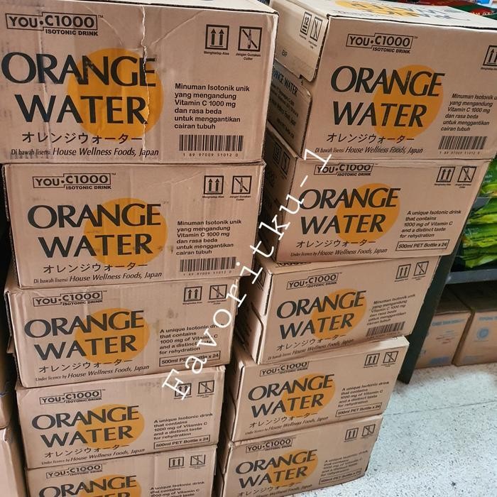 

You C1000 Orange Water 500ml. 1 Dos Isi 24 Botol.OJOL ONLY Ori!!