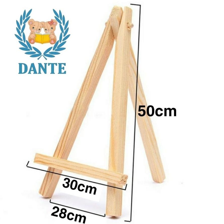 

Wooden Easel Tripod Stand Kayu Photo Lukis 50cm AST