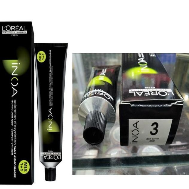 Loreal Hair Color Pewarna Rambut Loreal Inoa 3 Dark Brown