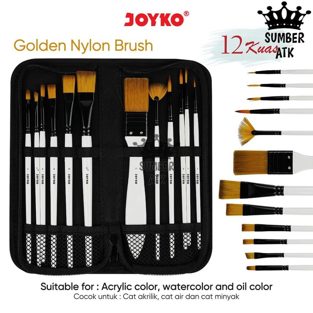 

Brush Kuas Cat Air Lukis Acrylic Joyko BRS-18 AST