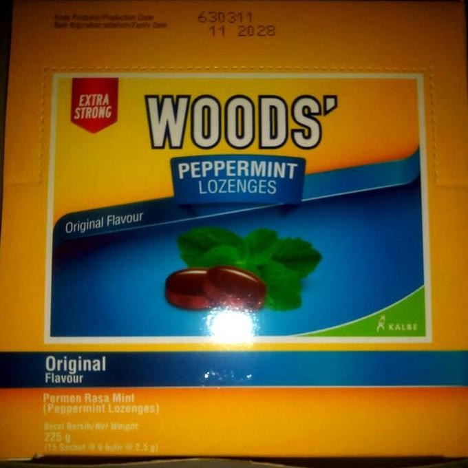 

Permen Woods Original Box 15 Sachet
