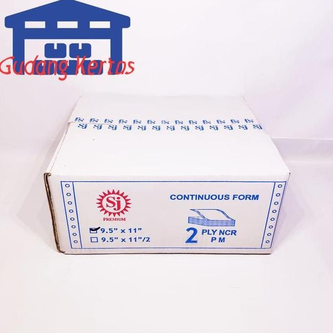 

TERMURAH - CONTINUOUS FORM 9.5 X 11 2PLY SJ PREMIUM
