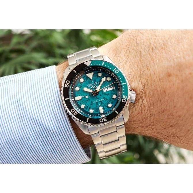 Promo Seiko 5 Sports Skeleton Srpj45K1 Srpj45 Automatic Stainless Blue