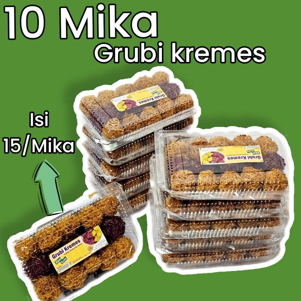 

Paket 10 Mika Grubi Kremes Manis Pasas Solo