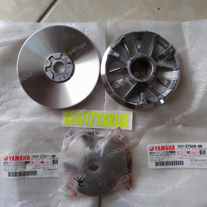 Pulley set 5vv+tutup 4DO Nouvo, Mio sporty, Fino karbu, Mio soul