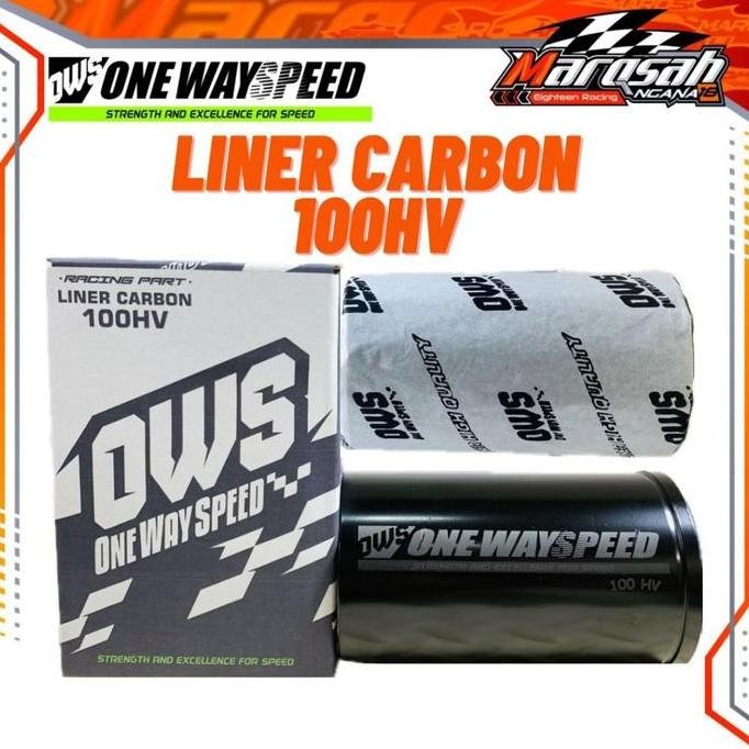 LINER CARBON 100HV UNIVERSAL 2T 4T OWS LINER OWS CARBON 100HV MARQSAH NGANA18 MURAH