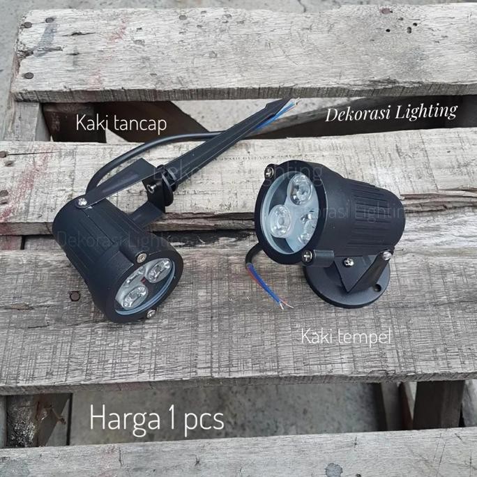 Lampu taman sorot led spotlight waterproof dekor