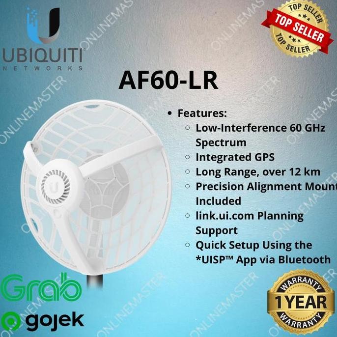 NEW Ubiquiti AF60-LR airFiber 60 LR AF60-LR
