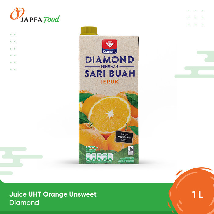 

Diamond Juice UHT Orange Unsweet 1L