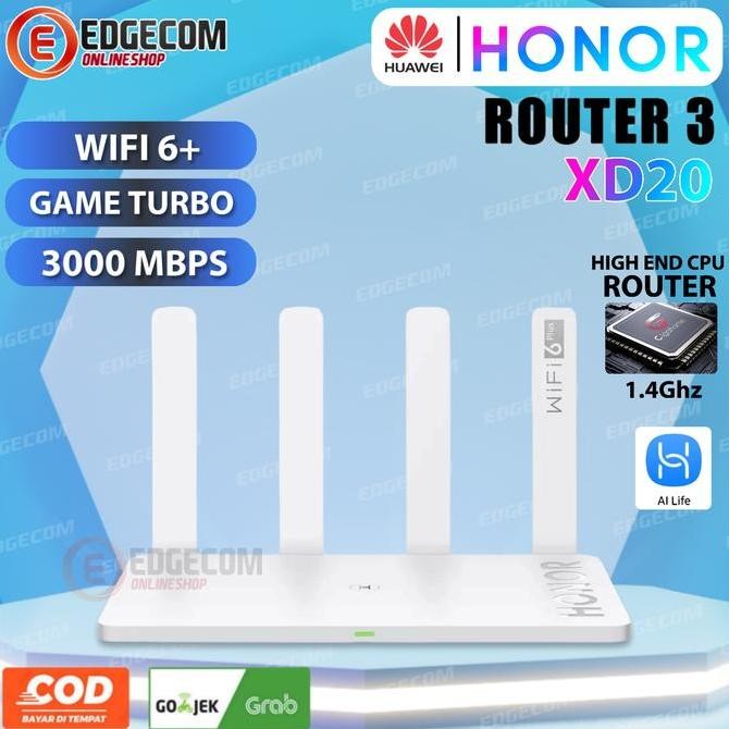 HUAWEI HONOR ROUTER 3 MESH Dual-Core WIFI 6+ 3000Mbps XD20