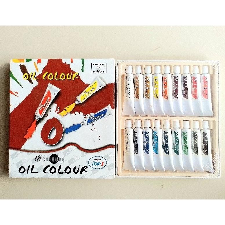 

Cat Minyak Oil Colour Super Pop1 18 Warna ( Set ) [ Original ] AST