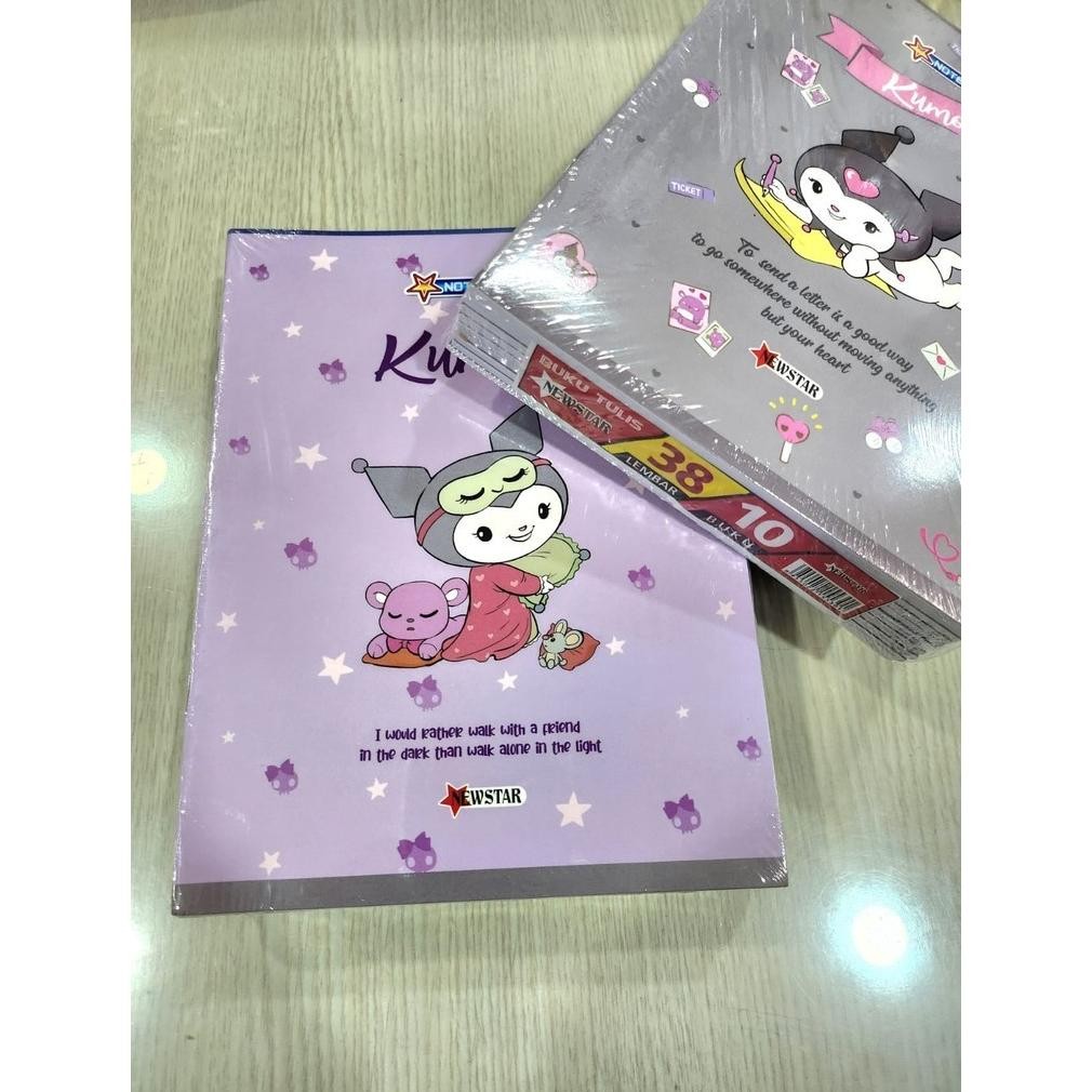 

Buku Tulis Kuromi Sanrio 38 Alfa / Newstar isi 10pcs AST