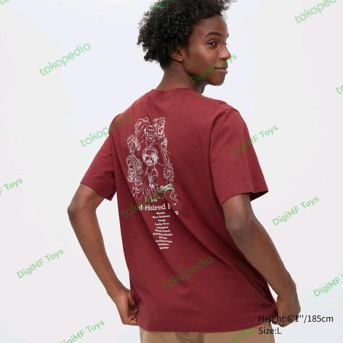 Uniqlo X One Piece Red Xxl Ut Tshirt Kaos Original (Best Quality)