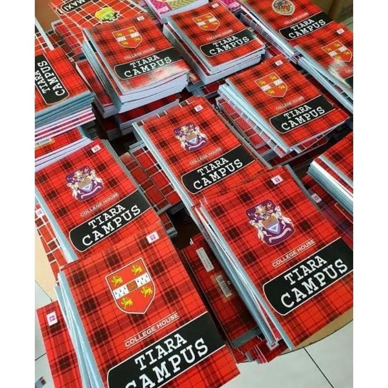 

Buku Tulis Campus Quarto/Kecil Tiara 38/58 Lembar 1 pack 10 buku AST