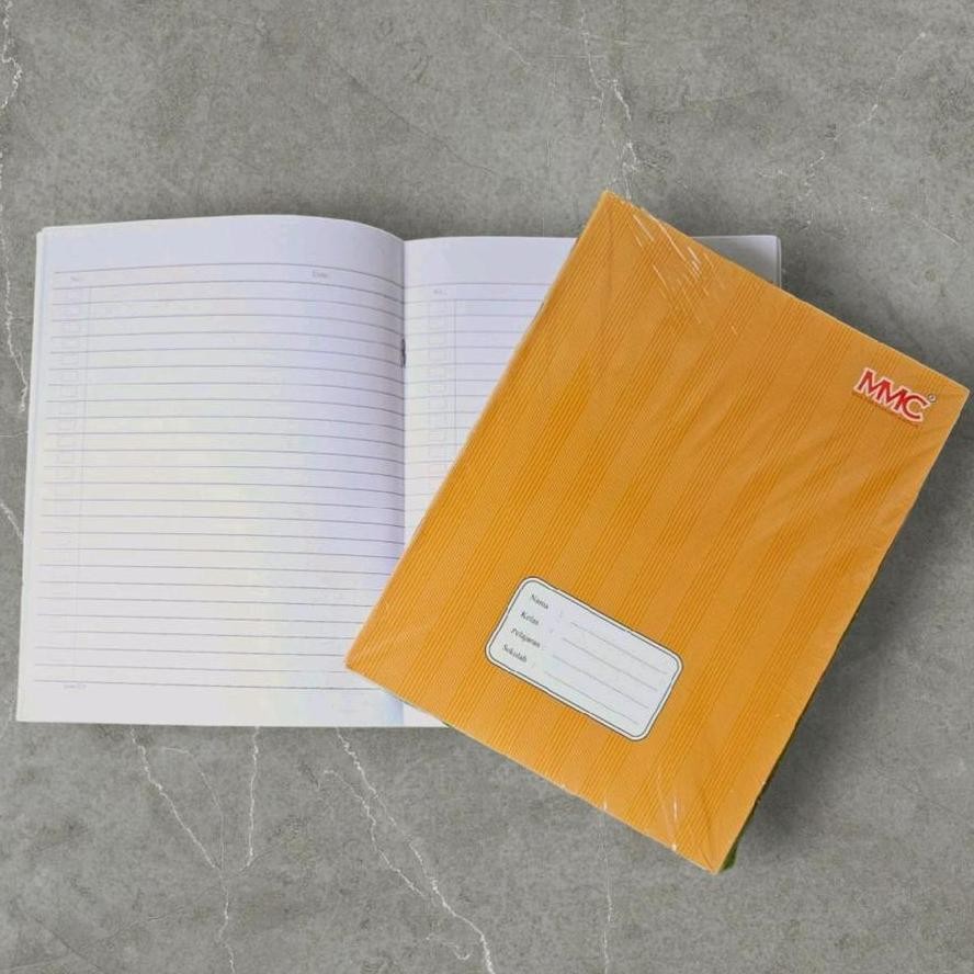 

BUKU TULIS CRAFT COVER SAMPUL MMC 58 LEMBAR (1 PACK ISI 10 BUKU) AST