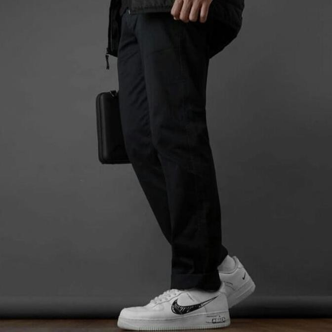 Uniqlo Pants Vintage Long Chino Straight Dark Navy Celana Pria (Best Quality)