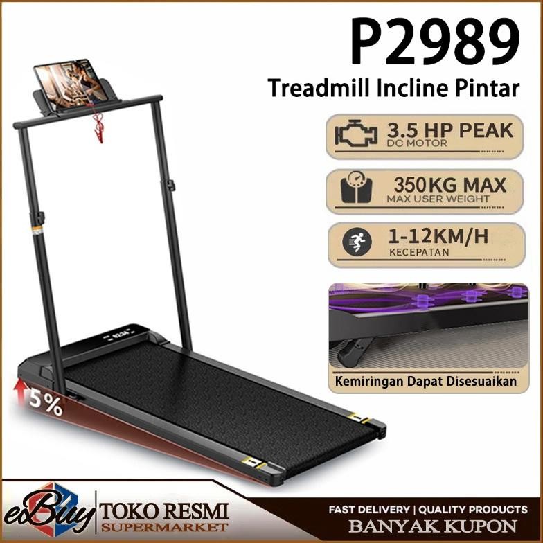 EBuy Treadmill Dengan KemiringanAlat TreadmillTreadmill Elektrik Low WattTreadmill Berkekuatan Besar