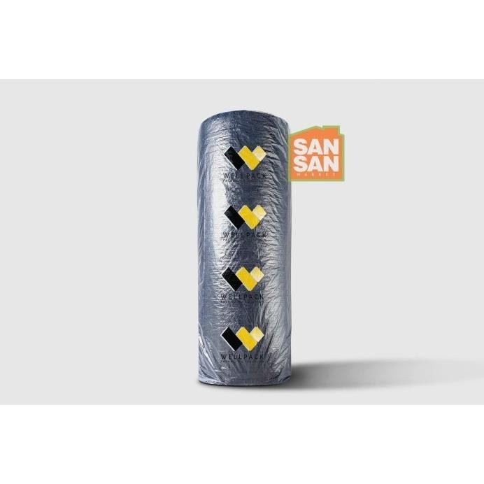 

( Kurir Instan Only & Maks. 2 Roll ) Bubble Wrap Wellpack 125cm x 50m NON CORE 2,4 Kg Hitam AST