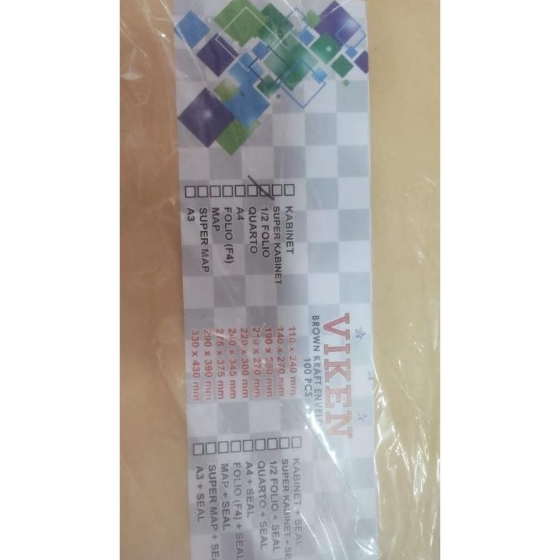 

AMPLOP COKLAT 1/2 FOLIO AST