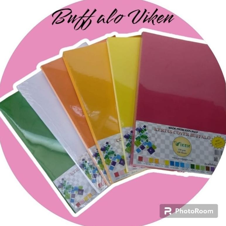 

Kertas Karton Buffalo Viken 150 Gr Folio (100 pcs) AST