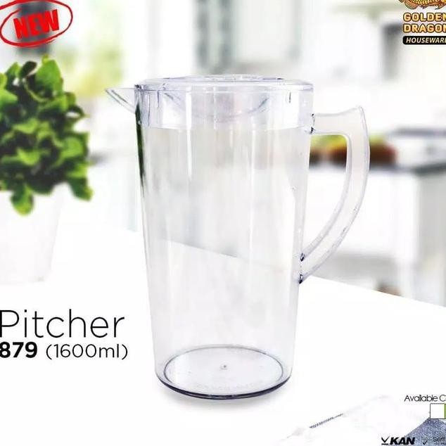 Teko Plastik Pitcher Plastik 879 Golden Dragon Houseware