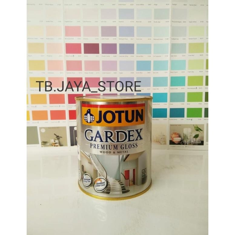 

CAT JOTUN KAYU & BESI GARDEX PREMIUM GLOSS 1L PUTIH CHI (7236) / CAT MINYAK AST