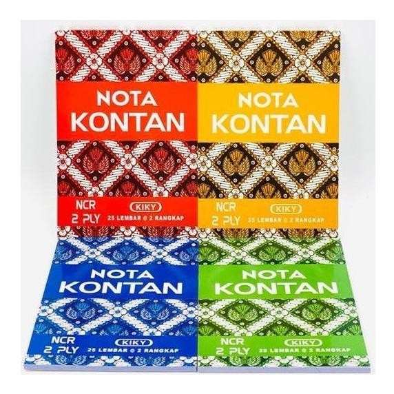 

1 Pack Nota Kontan Kecil KIKY NCR 2 ply isi 10 buku AST