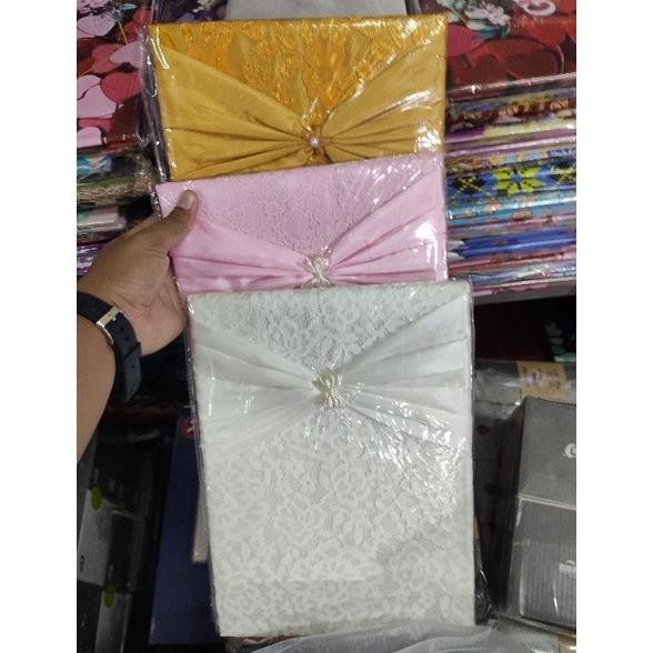 

Bro souvenir buku tamu brokat pita isi 1 buku 320 nama ttd murah AST