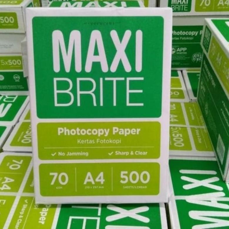 kertas hvs A4 70 gram maxi brite AST