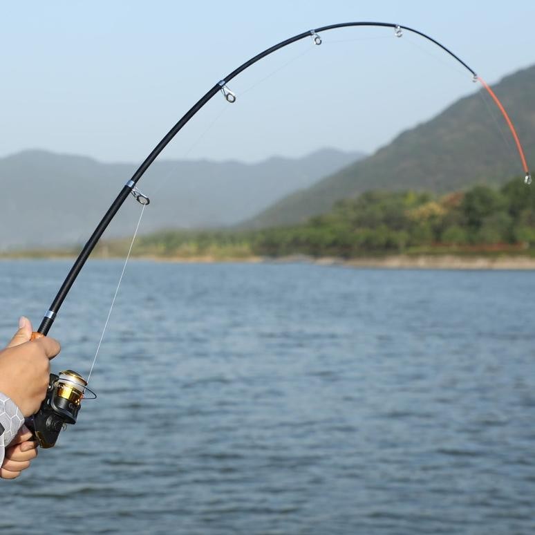 Sougayilang Joran Panicng Set 160cm Pancingan Set Lengkap Teleskopik Joran Set Reel Pancing