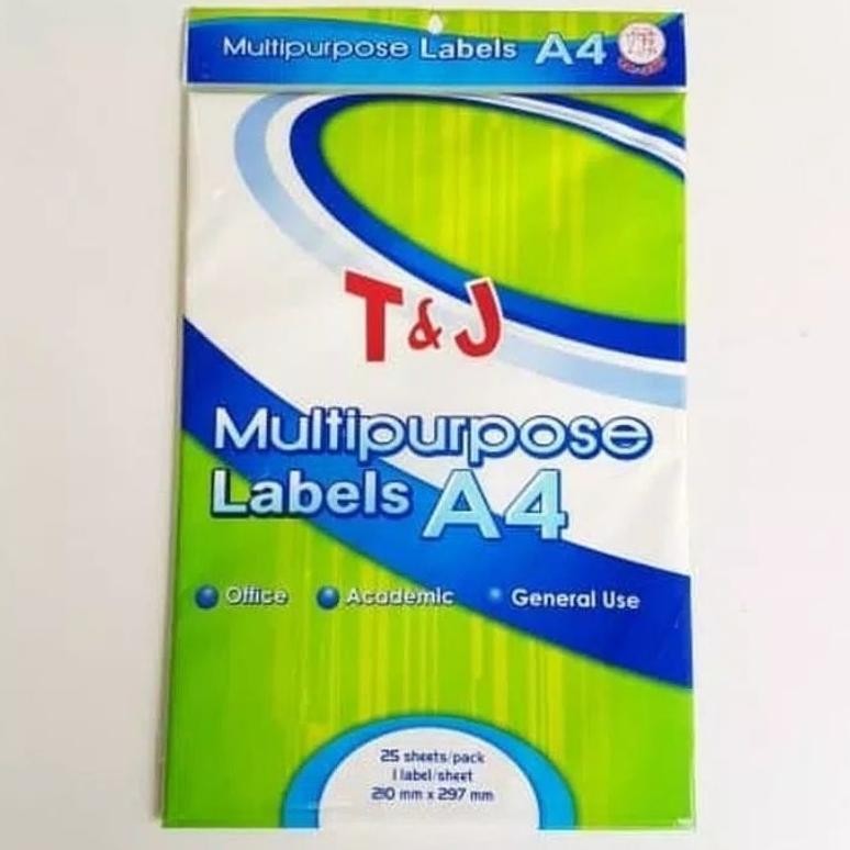 

Stiker Label Tom And Jerry A4 210x297mm 25 Lembar Labels Sticker AST