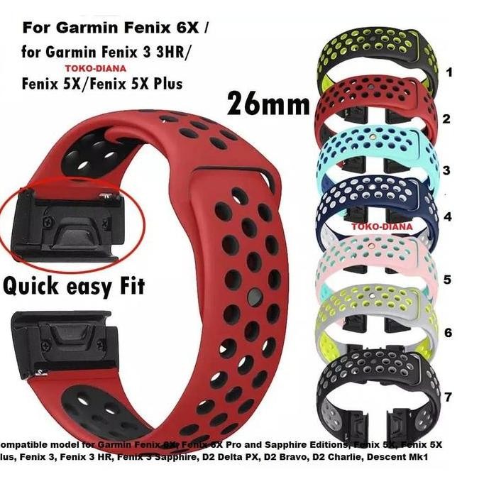 Strap Model Sport Untuk Garmin Fenix 5X Fenix 6X